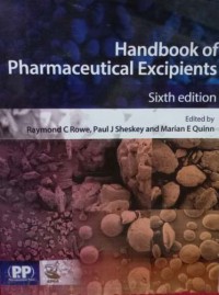Image of Handbook Of Pharmaceutical Excipients