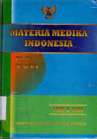 Image of Materia Medika Indonesia Jilid V & VI