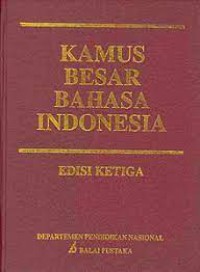 Image of Kamus Besar Bahasa Indonesia: Edisi ketiga